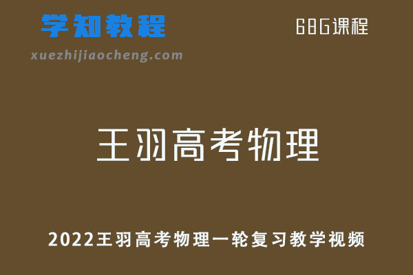 高中物理网课教程2022王羽高考物理一轮复习教学视频